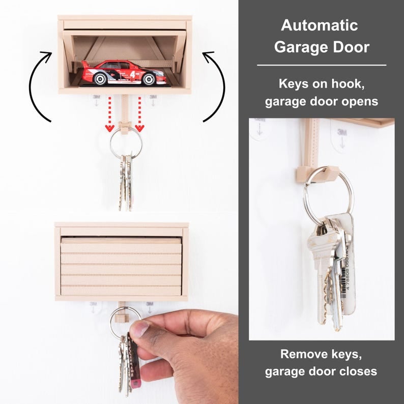 🚗🔑Industrieller Wand-Schlüsselhalter (1+1 GRATIS)