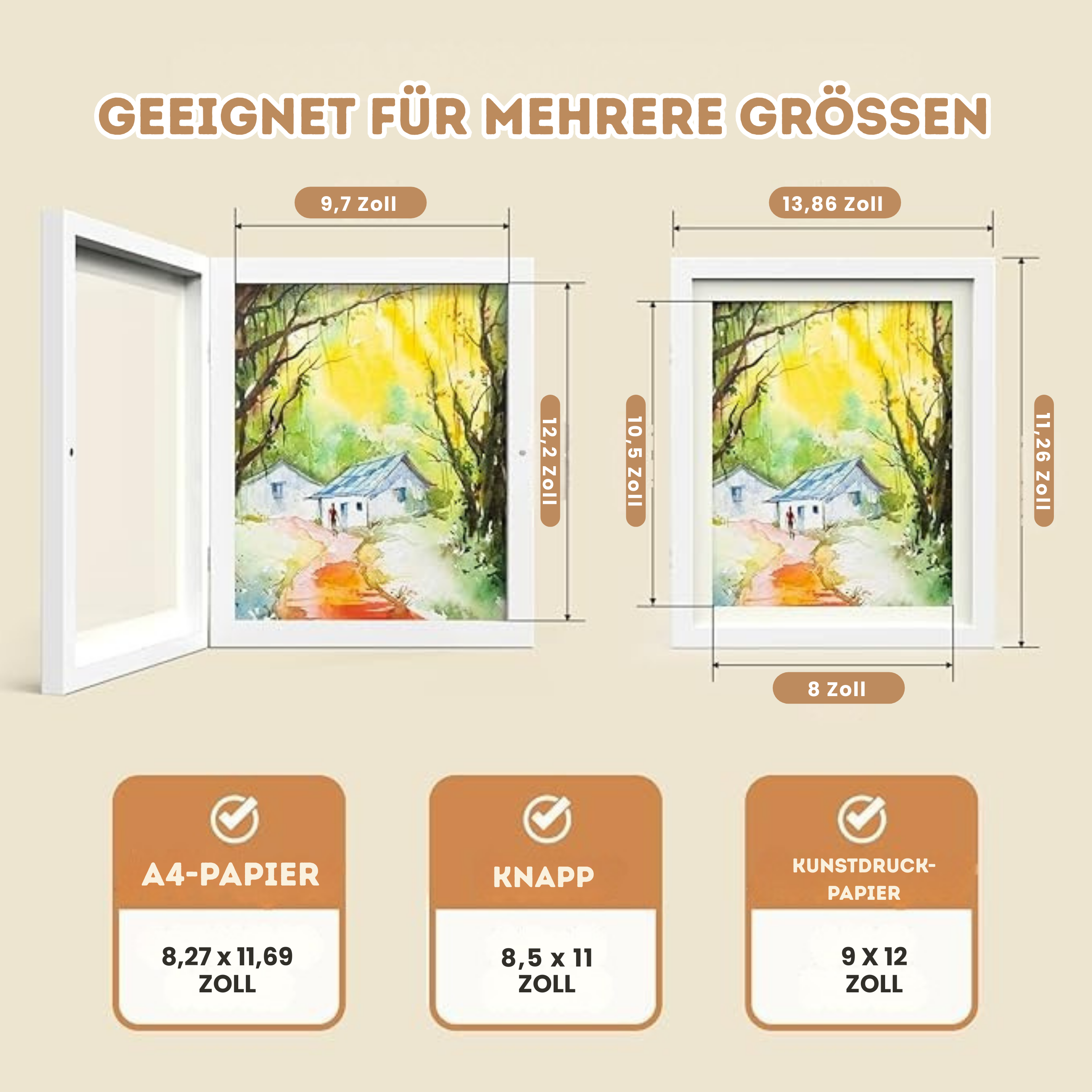 Ewiger Rahmen – Präsentieren Sie jede Kreation | 1+1 GRATIS