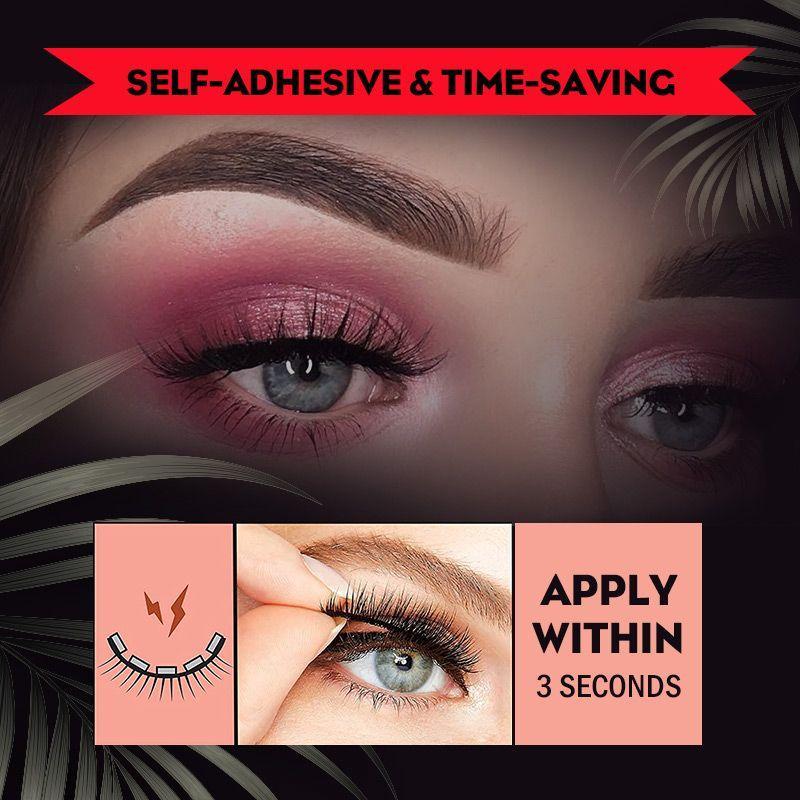 GlazyLash Wiederverwendbare Klebe-Wimpern