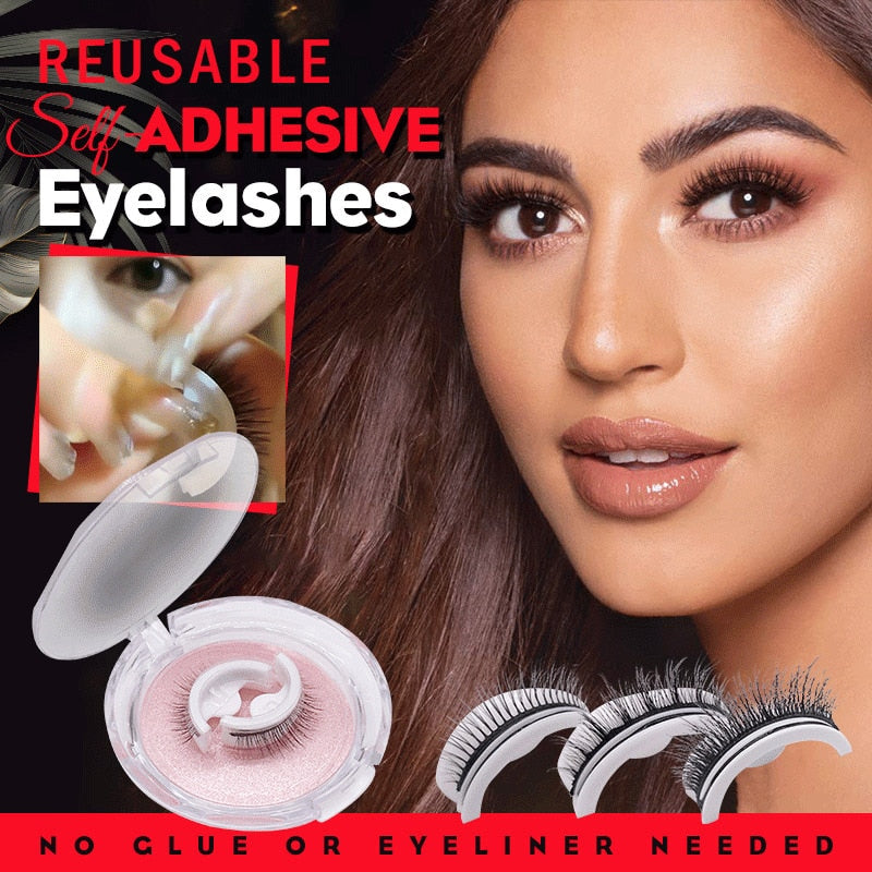 GlazyLash Wiederverwendbare Klebe-Wimpern