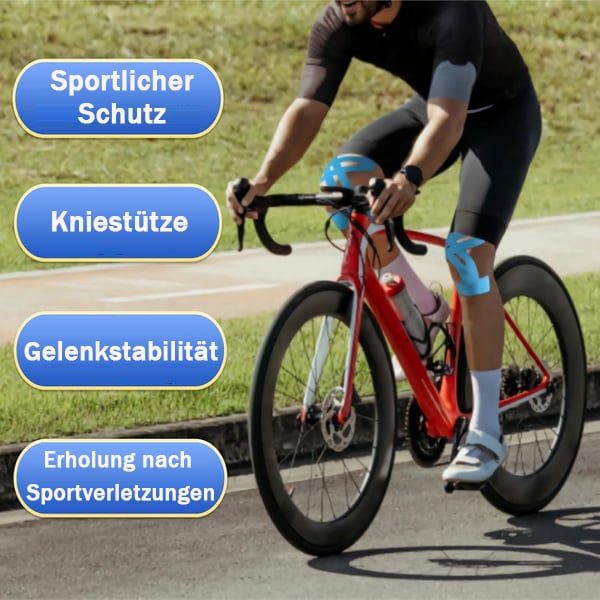 10+10 Gratis | Flexify Vorgeschnittene Muskelpflaster-Knieschoner