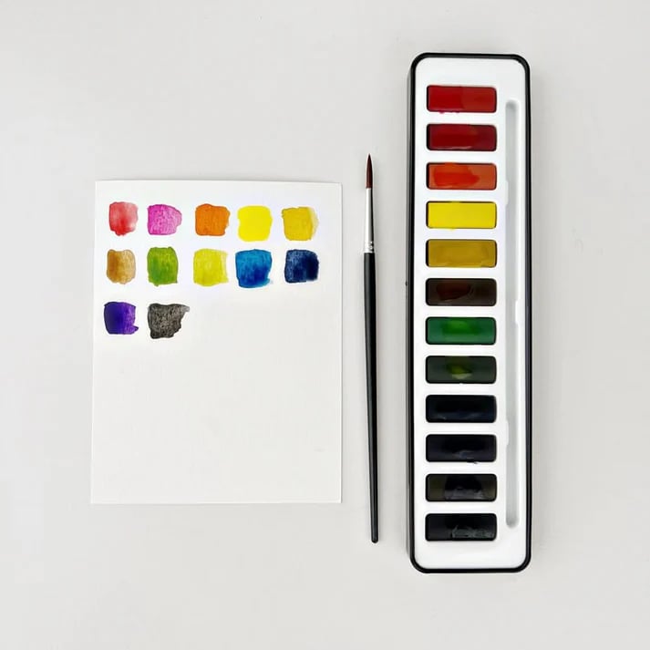 AquaBliss – Anfänger-Aquarell-Lernbuch