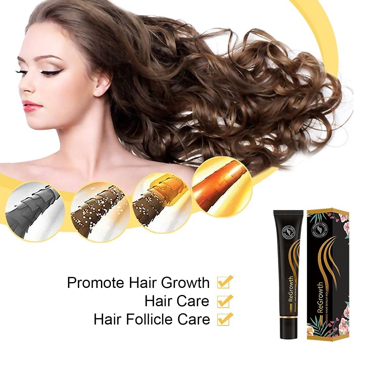 1+1 Gratis | HairBoost | Bio Haar Serum Roller